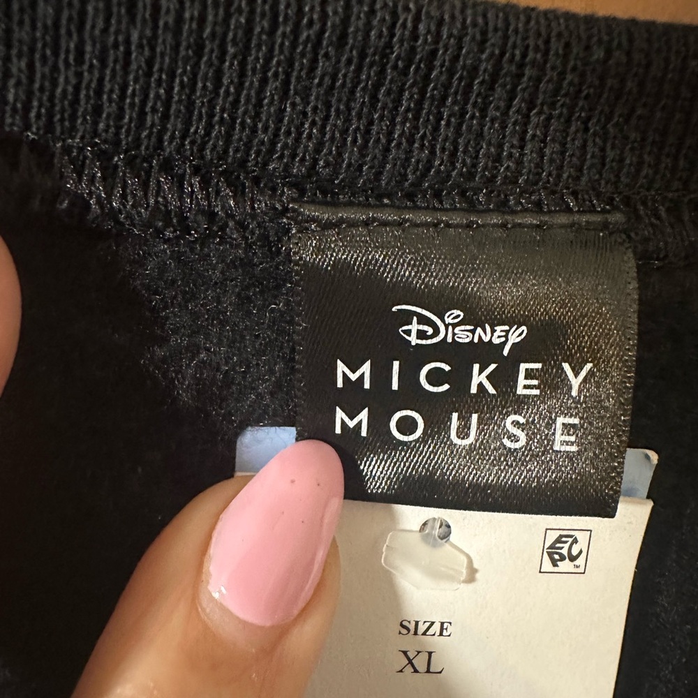 Disney Black Crewneck Sweater with Mickey Skeleton Design - Picture 2 of 4